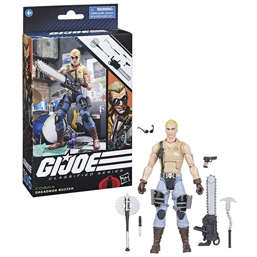 In Stock Original Hasbro G.I. Joe Classified Series #106 Dreadnok Buzzer Action 6 Inch Figures Collectible Model Toys Gifts