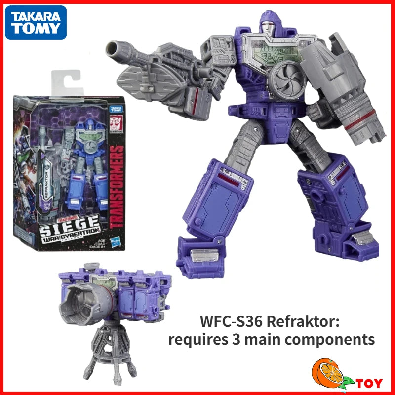 In Stock Takara Tomy Transformers Toys  War for Cybertron:Siege WFC-S36 Refraktor Action Figures Collectible Gifts Classic