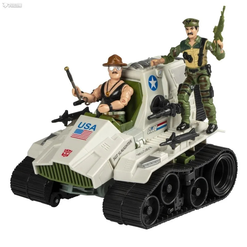 In Stock Transformers Heroic Autobot Kup Triple "T" and G.i.joe Leatherneck Sgt Slaughter Set Action Figure Model Hobby Toy Gift