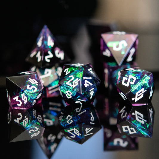 Incantation Sharp-Edged Resin Dice Set