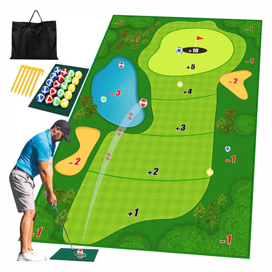 Indoor Golf Game Set with Optional Clubs