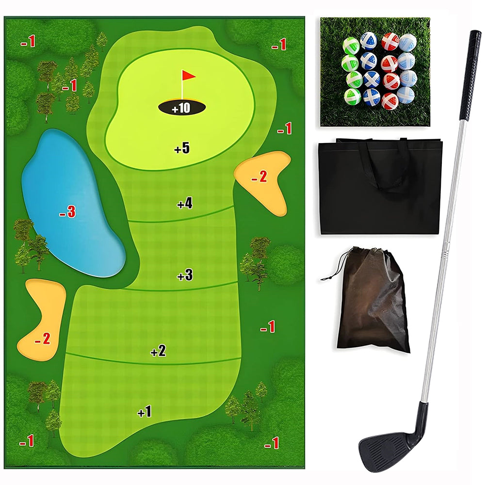 Indoor Golf Game Set with Optional Clubs