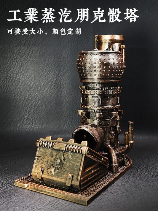 Industrial Steampunk Dice Tower Can Customize Color Running Group Board