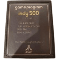 Indy 500 - Atari 2600 - Text Label - Game Only