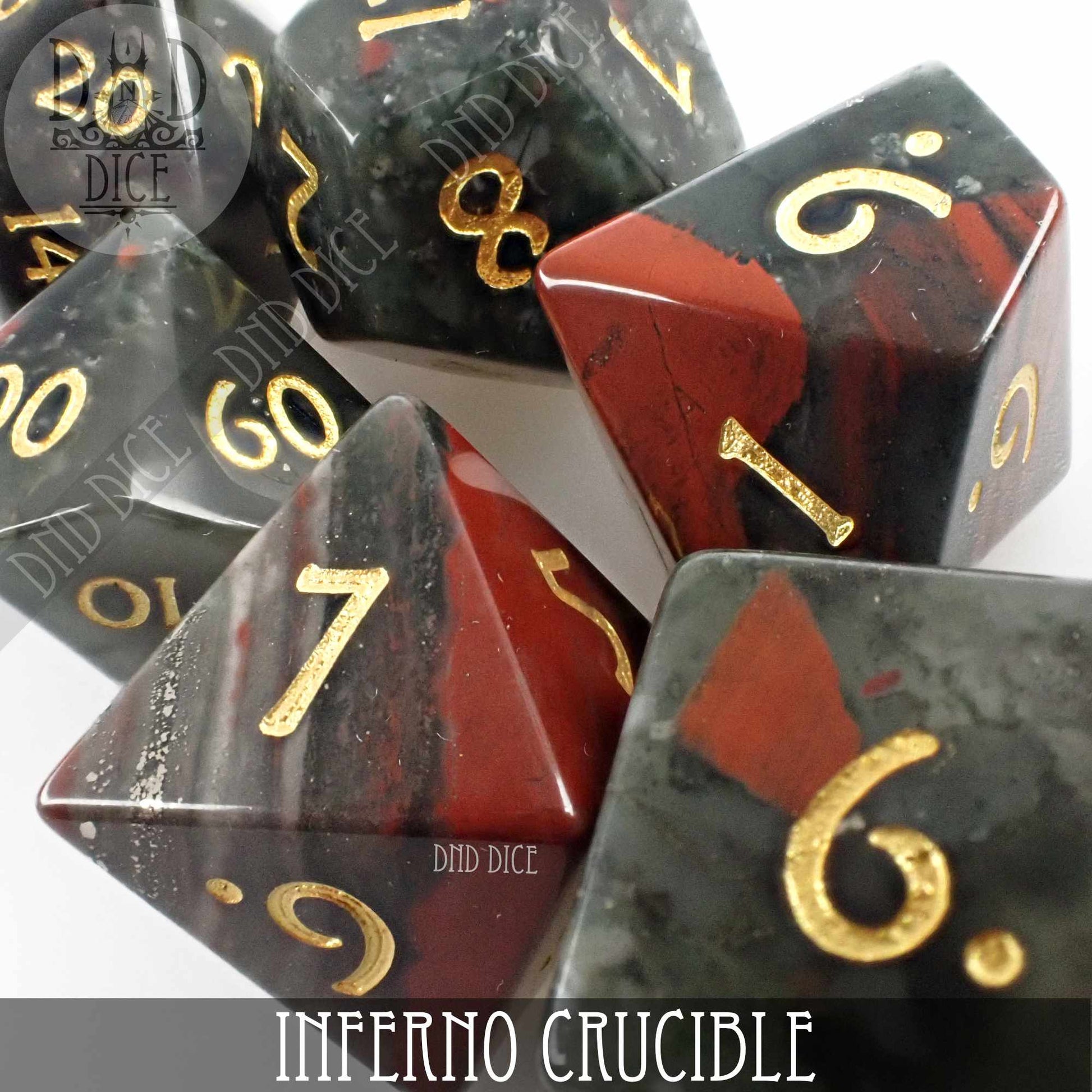 Inferno Crucible Bloodstone Dice Set (Gift Box)