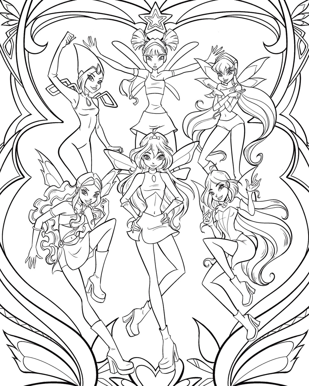 Winx Club: The Official Coloring Book