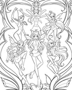 Winx Club: The Official Coloring Book