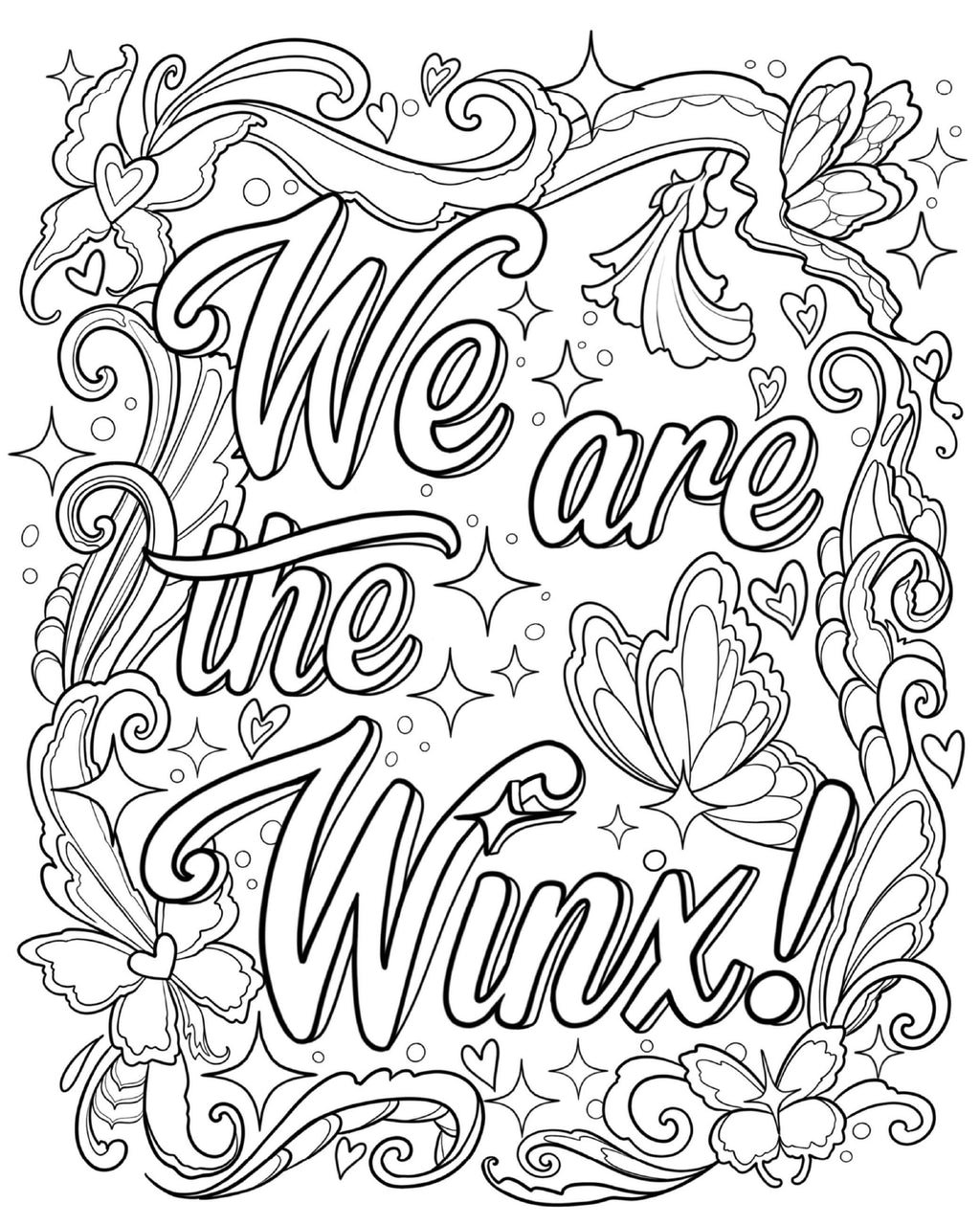 Winx Club: The Official Coloring Book