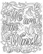 Winx Club: The Official Coloring Book