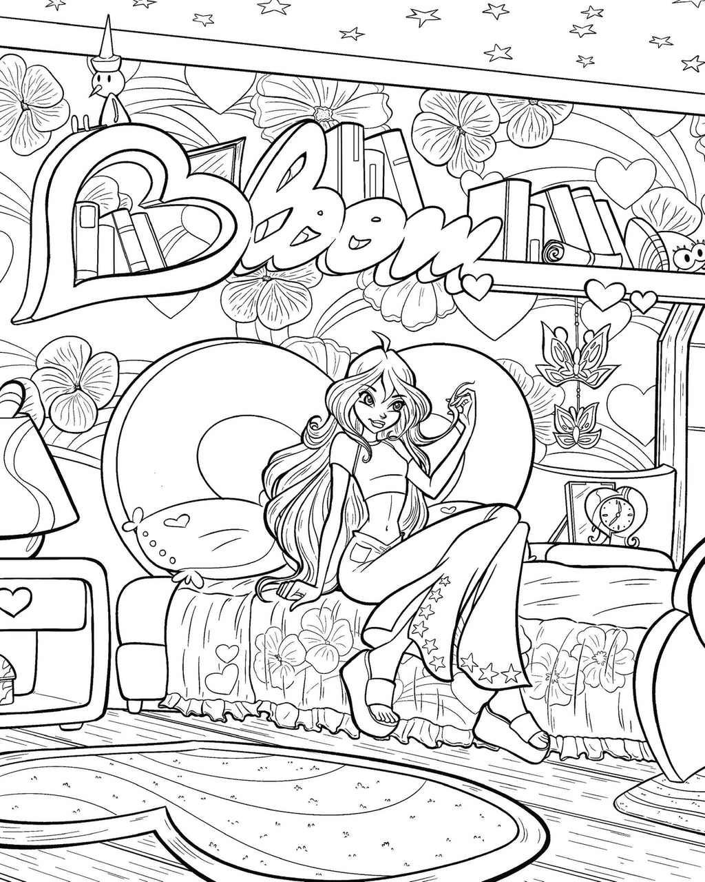 Winx Club: The Official Coloring Book