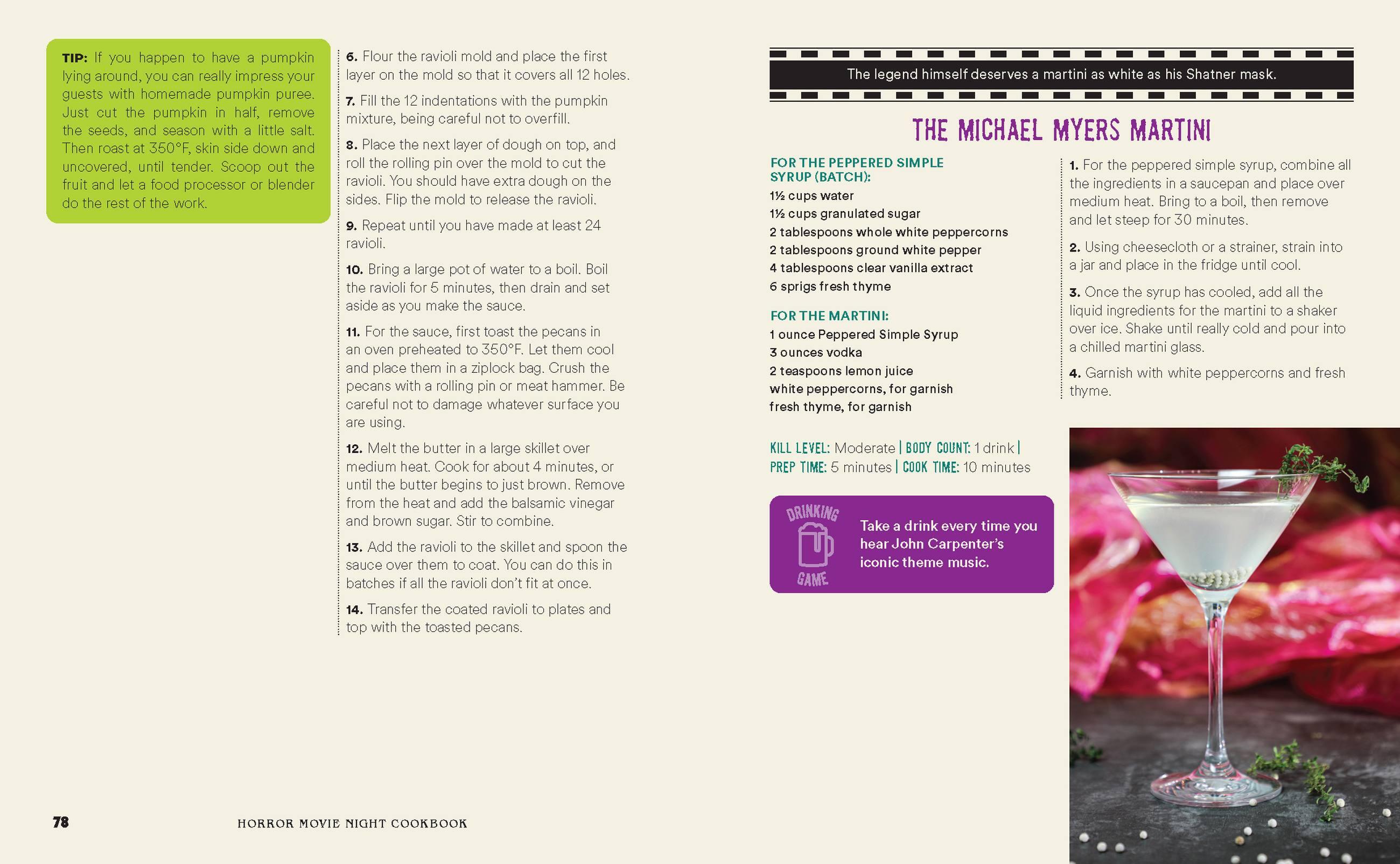 The Horror Movie Night Cookbook