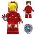 Iron Man Avengers Tony Stark Red Suit Lego Minifigures Custom Toys 5