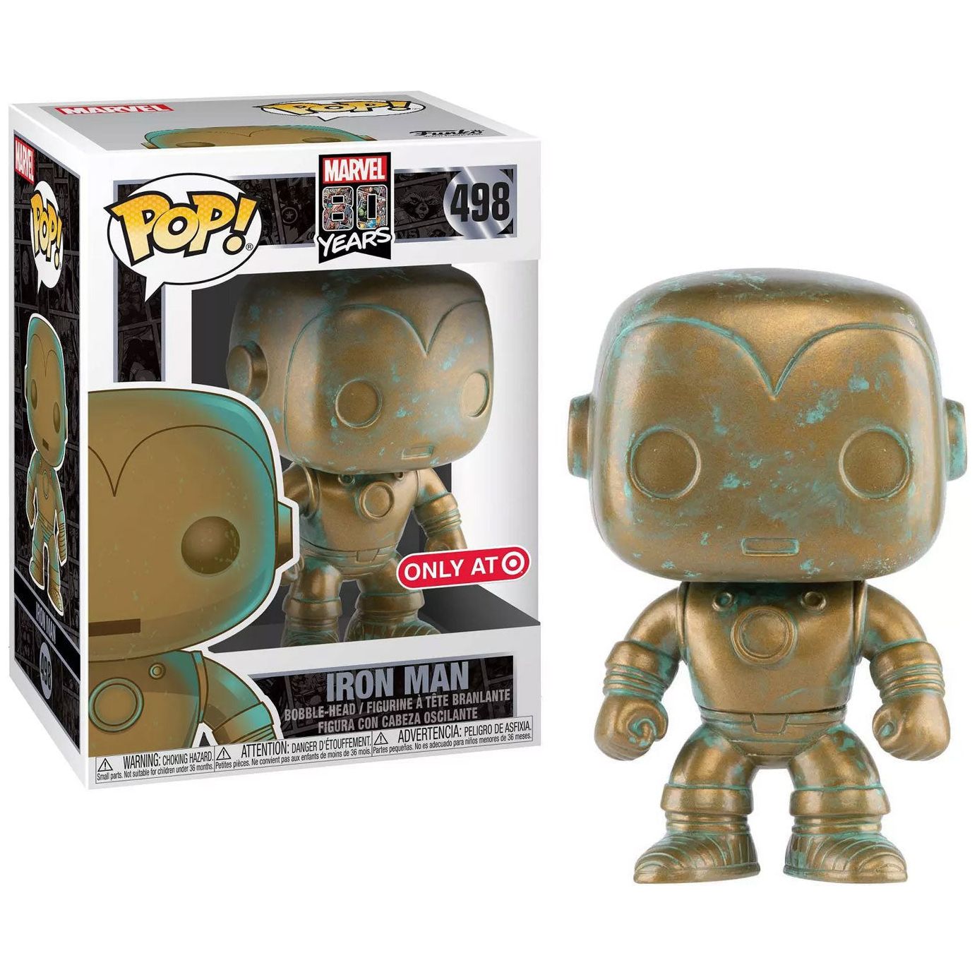 Iron Man [Patina] #498 Funko POP Marvel