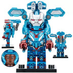 Iron Patriot James Rhodes Endgame Lego Minifigures Custom Toys 2