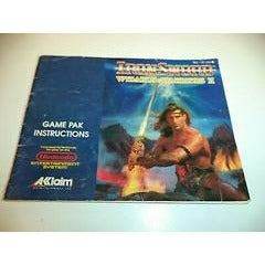Iron Sword Wizards And Warriors II - NES - Game & Manual Only