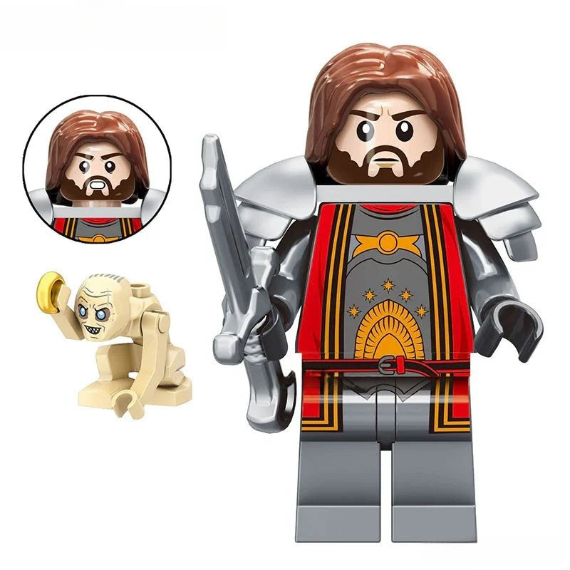 isildur Lord of The Rings Lego Minifigures Custom Toys