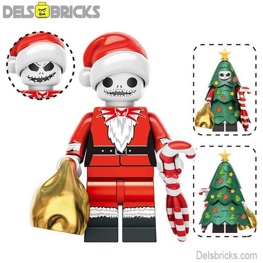 Jack Skellington Christmas Nightmare Before Christmas Lego Minifigures Custom Toys - 
