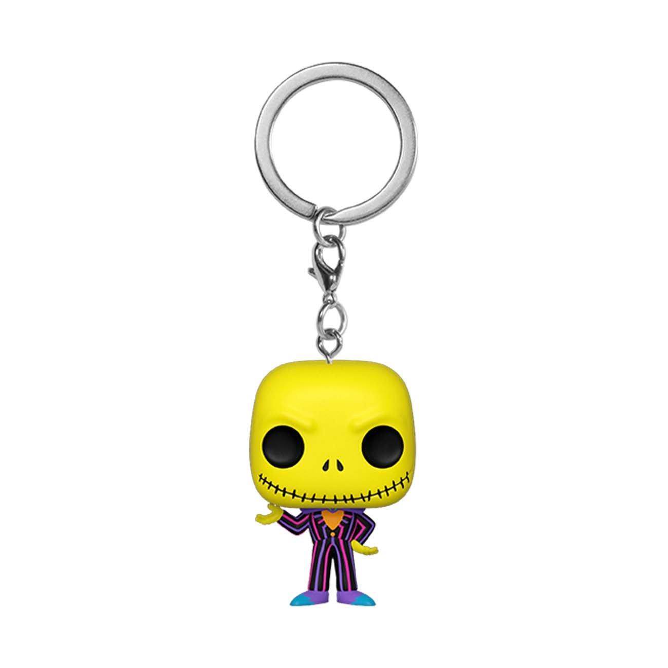 Funko Pop! Keychain Disney: The Nightmare Before Christmas - Jack Skellington Blacklight - 