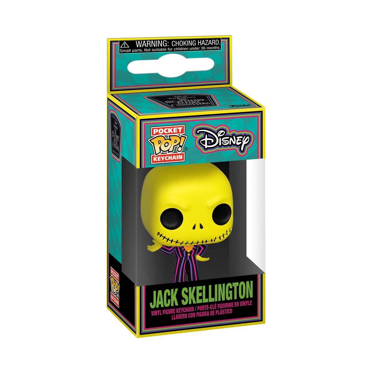 Funko Pop! Keychain Disney: The Nightmare Before Christmas - Jack Skellington Blacklight - 
