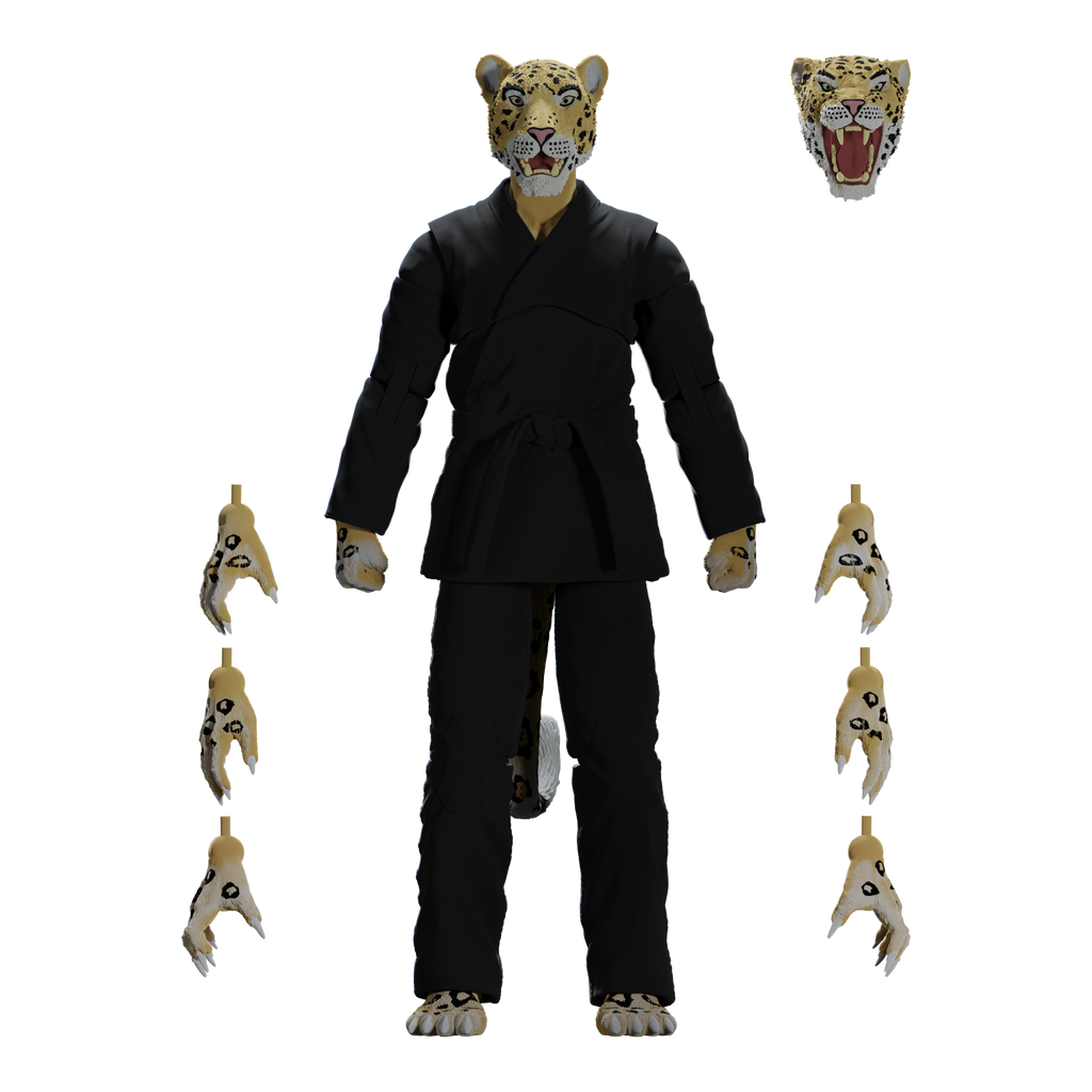 Jiu Jitsu Combat Creatures Jairo the Jaguar Action Figure