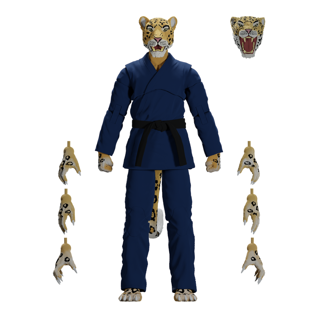 Jiu Jitsu Combat Creatures Jairo the Jaguar Action Figure