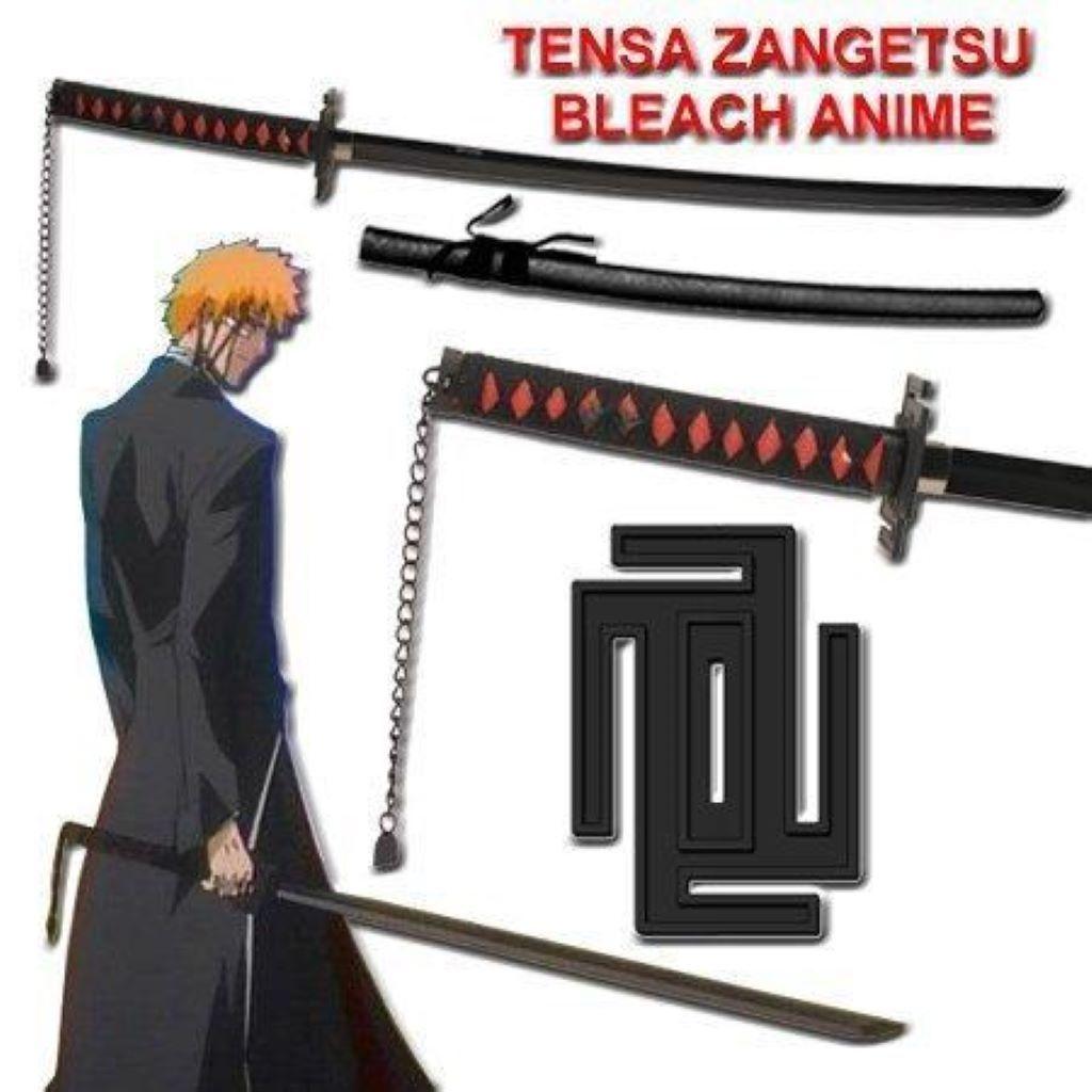 Japanese Anime Ichigo Tensa Bankai Sword Cutting Moon