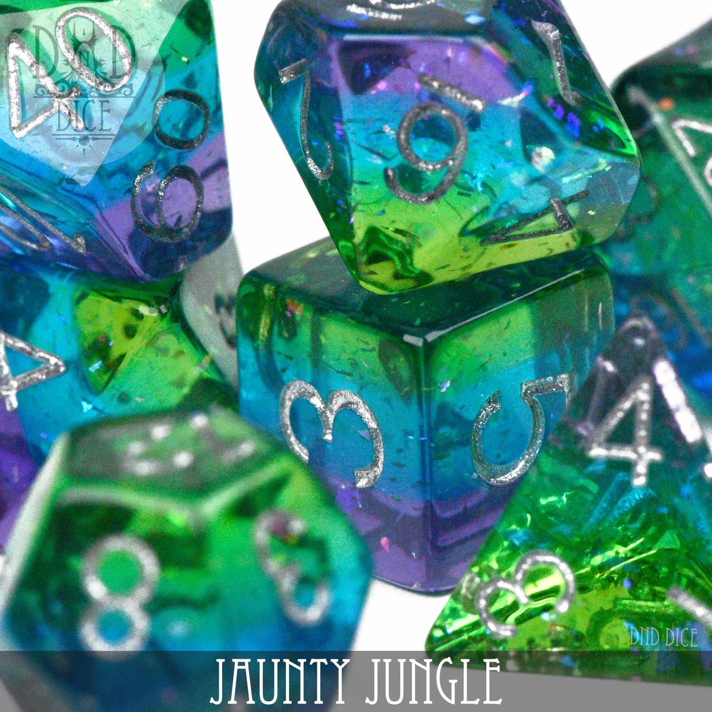 Jaunty Jungle Dice Set