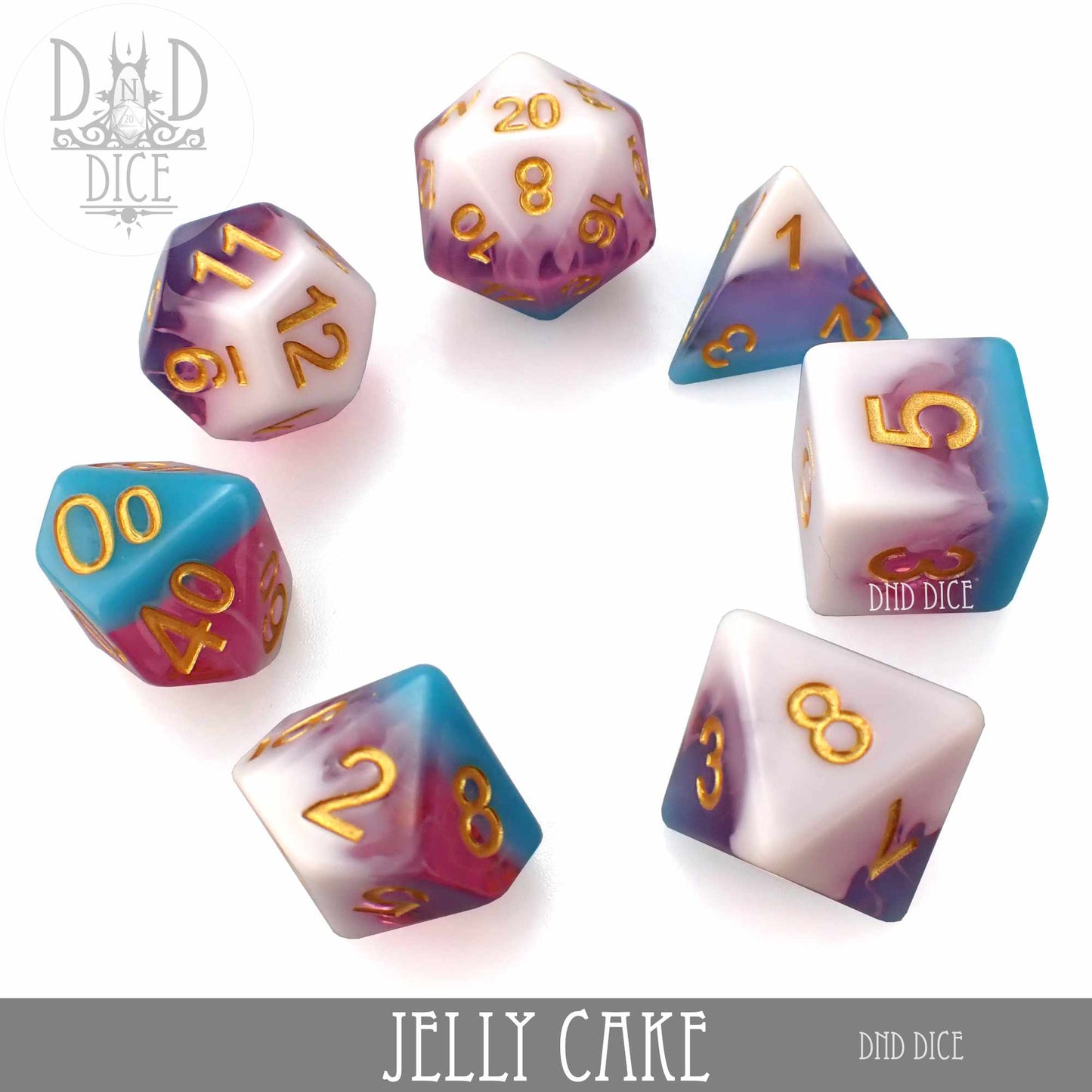 Jelly Cake Dice Set