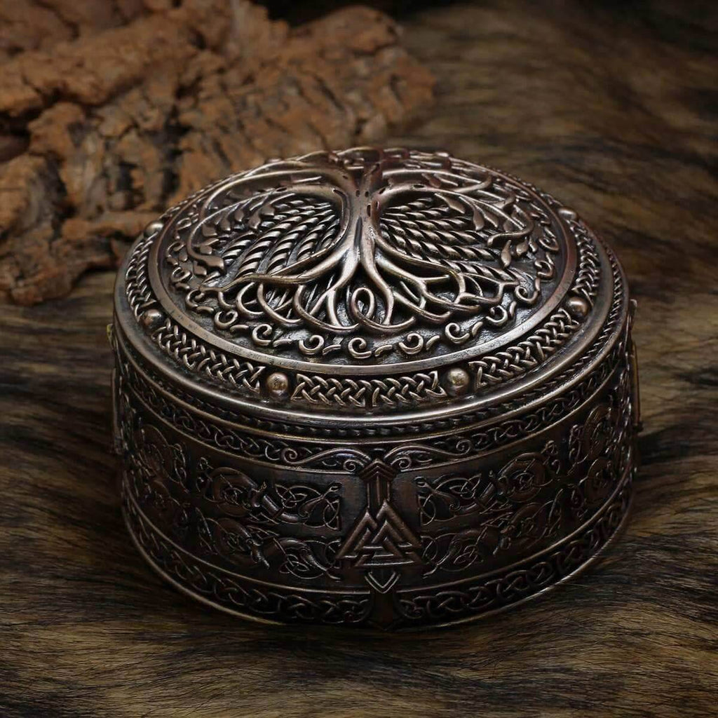 Viking Tree of Life Jewelry Box - 