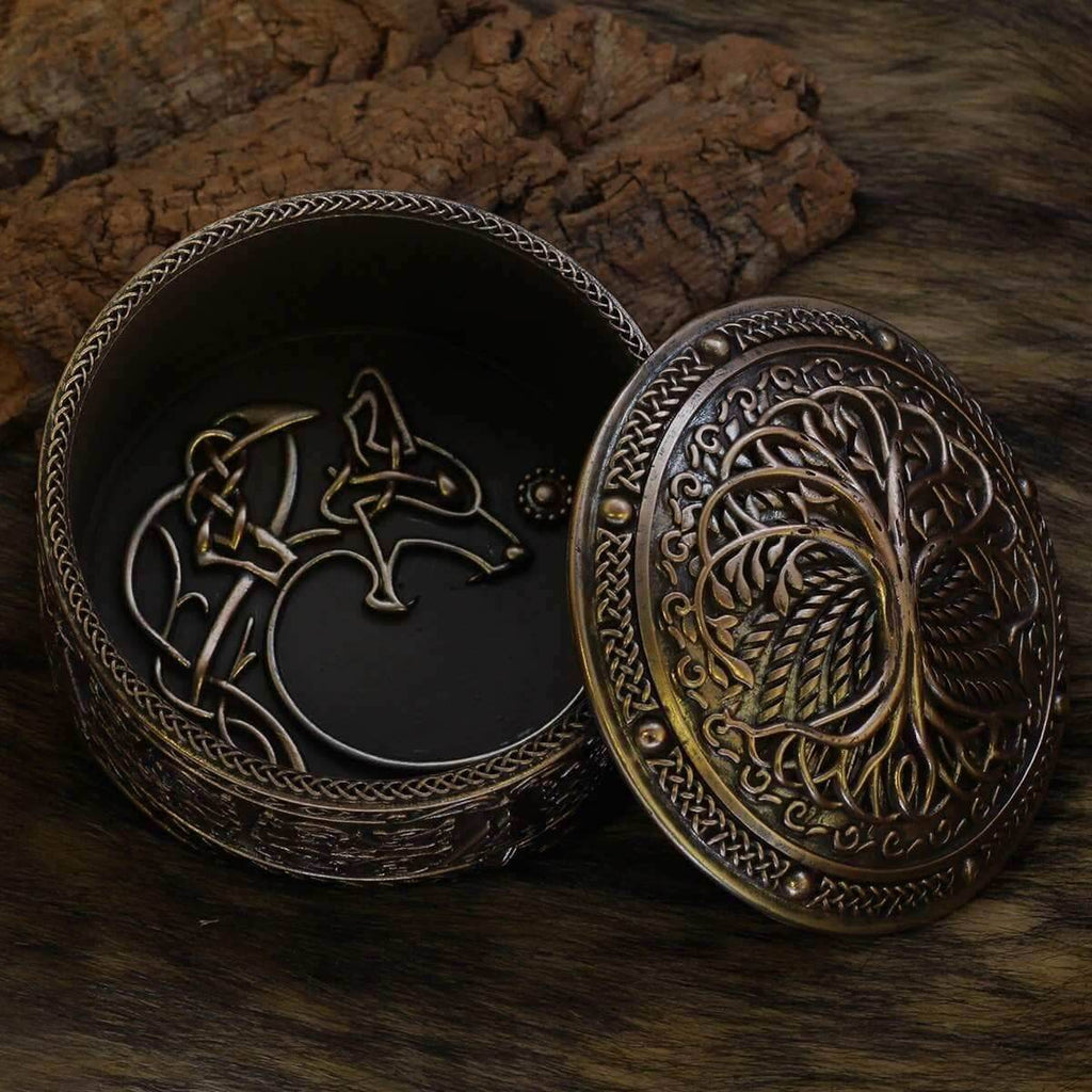 Viking Tree of Life Jewelry Box - 