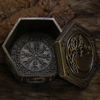 Viking Wolf Jewelry Box - 