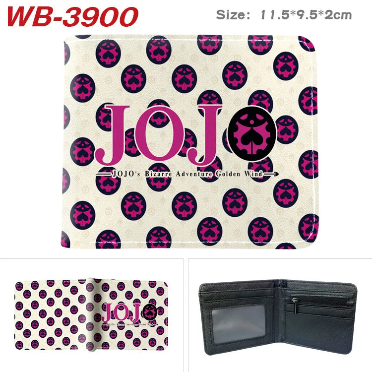 Jojo Bizarre Adventure Anime Cartoon Wallet Coin Purse with Card Holder