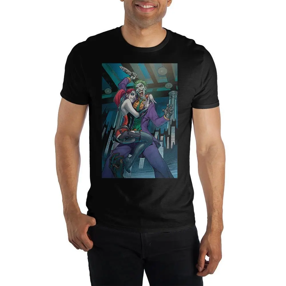 Joker And Harley Quinn Men's T-shirt Tee Shirt