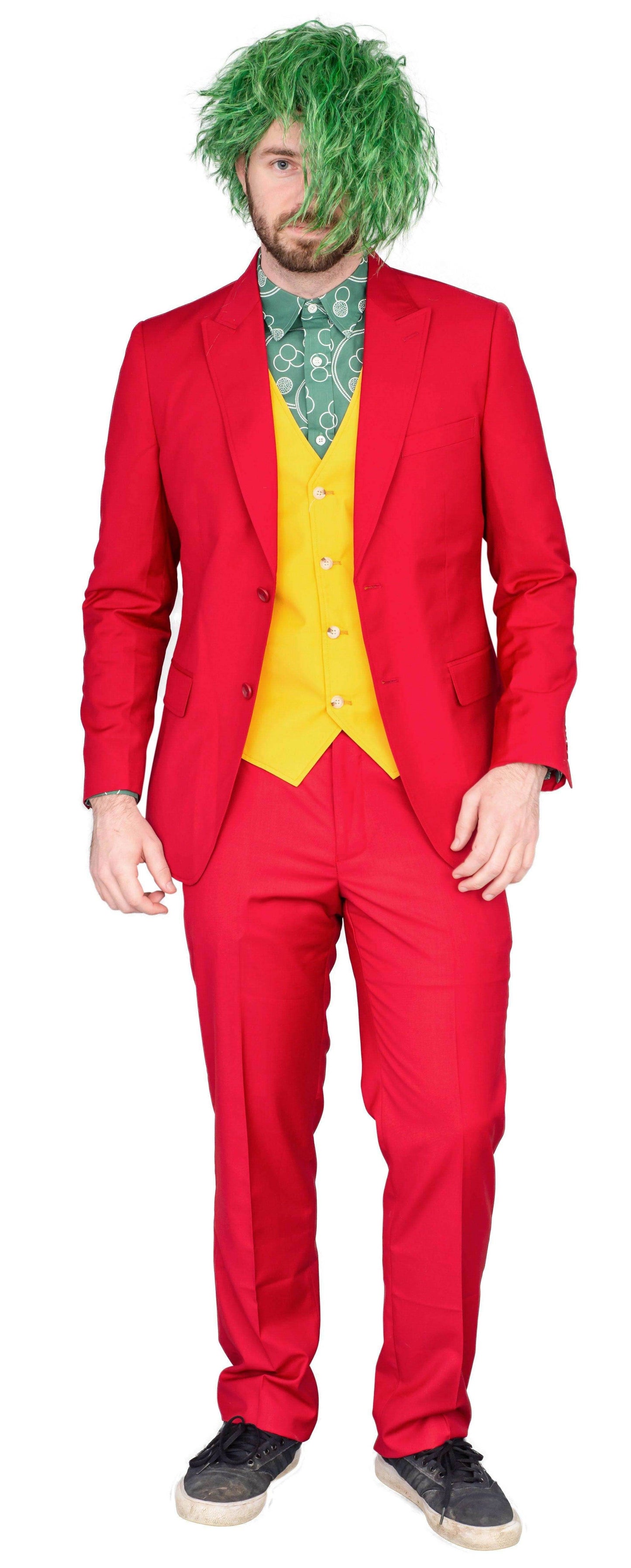 Joker Psycho Clown Costume Set - L