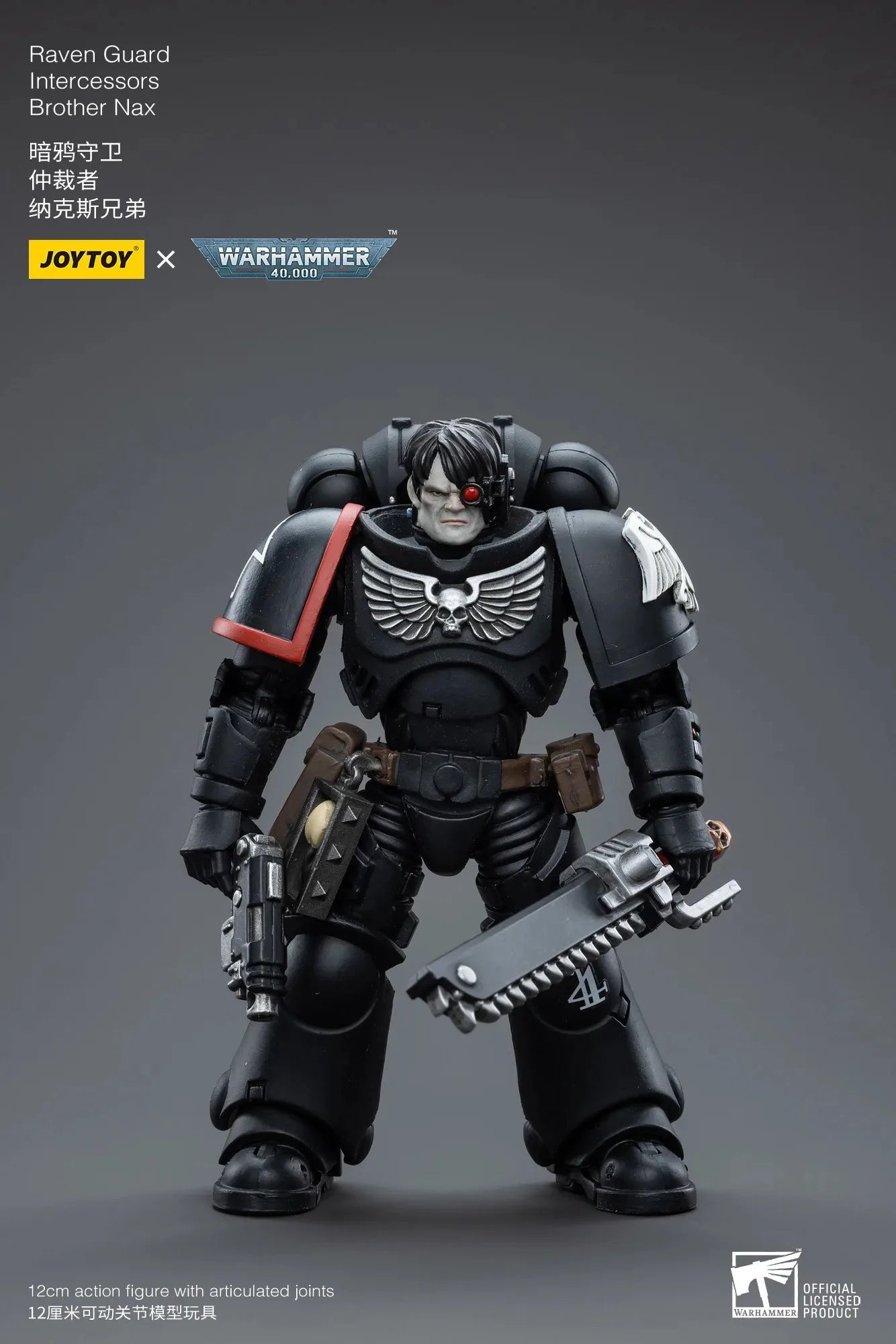 Joytoy Action Figure 40K Raven Guard Intercessors Series Anime Model Toy 1/18