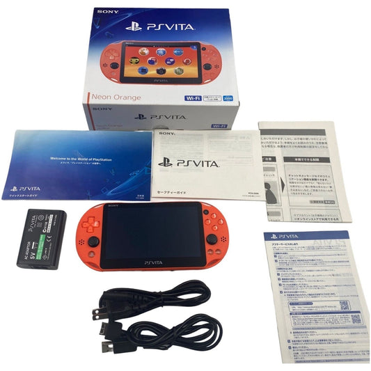 JP PlayStation Vita Wi-Fi Neon Orange - JP PlayStation Vita