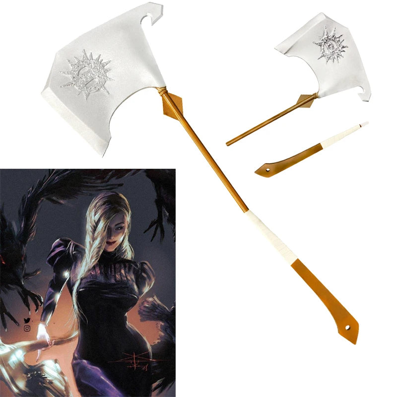 Juju Ka MingMing Cosplay Weapon PVC Axe Hatchet mei Prop Christmas Party Halloween Carnival Custom Hand Props Accessories
shipping 25 days