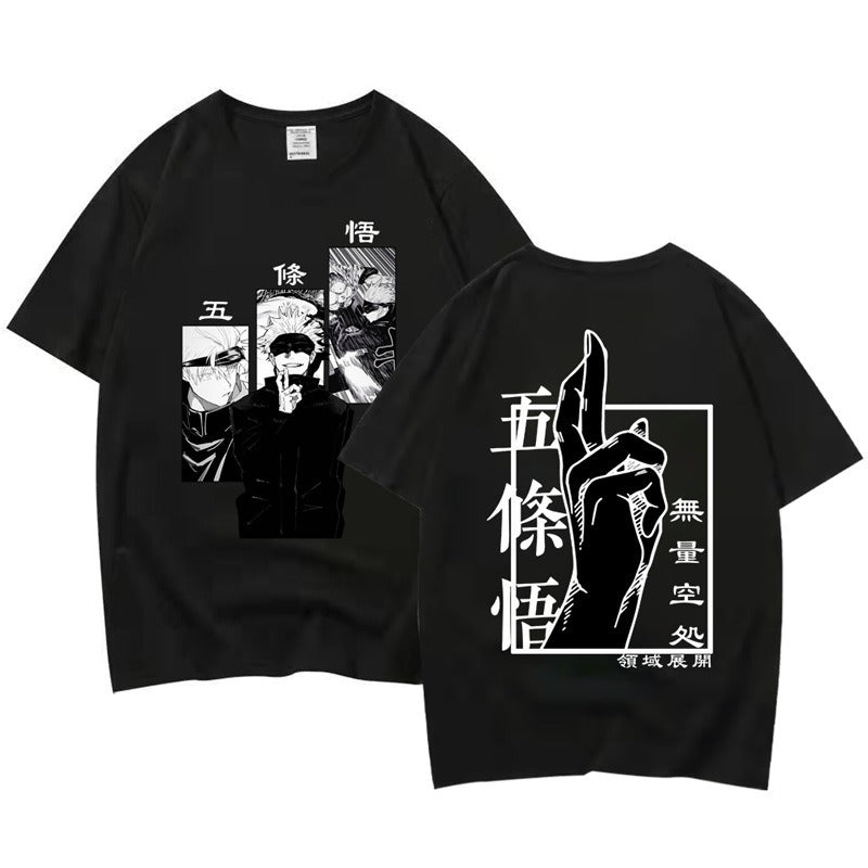 Jujutsu Kaisen Satoru Gojo Print Men's T-Shirt Summer Shirts