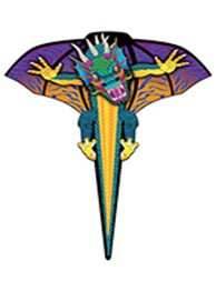 65 Inche Tall 2-D Jumping Nylon Dragon - 