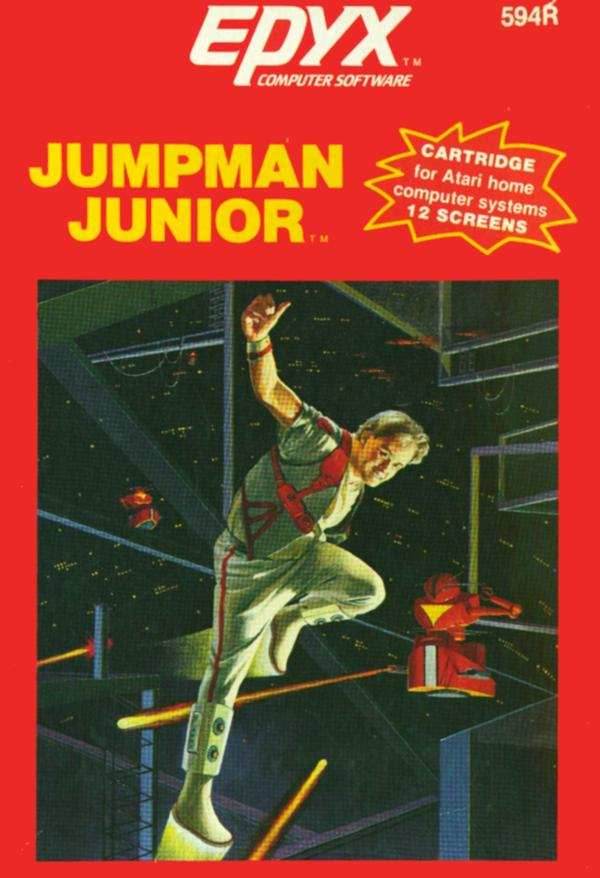 Jumpman Junior (Atari 400/800) - Game Only