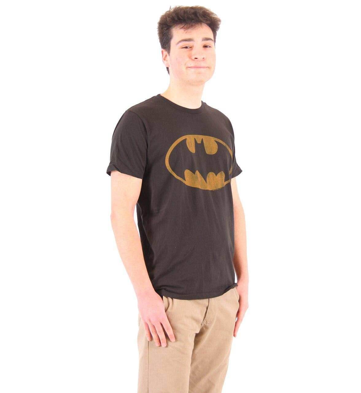 Junk Food Batman Distressed Logo T-shirt - S