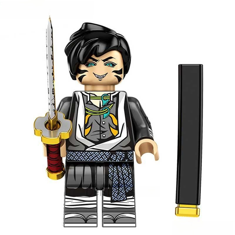 Kaigaku Demon Slayer Anime Lego Minifigures Custom Toys