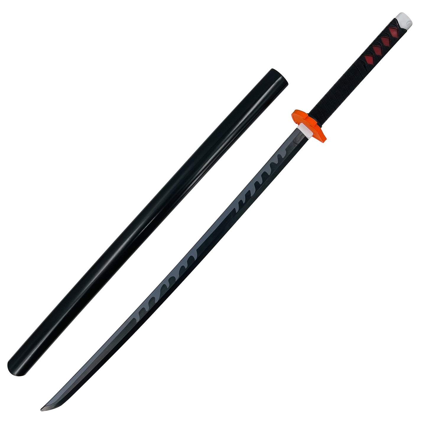 Kamado Tanjiro Flame Guard Demon Slayer Foam Katana Sword With Scabbard