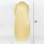 Misa Amane Cosplay Wig – Death Note Blonde Twin Tails with Wig Cap Set - Wig and Necklace / One Size