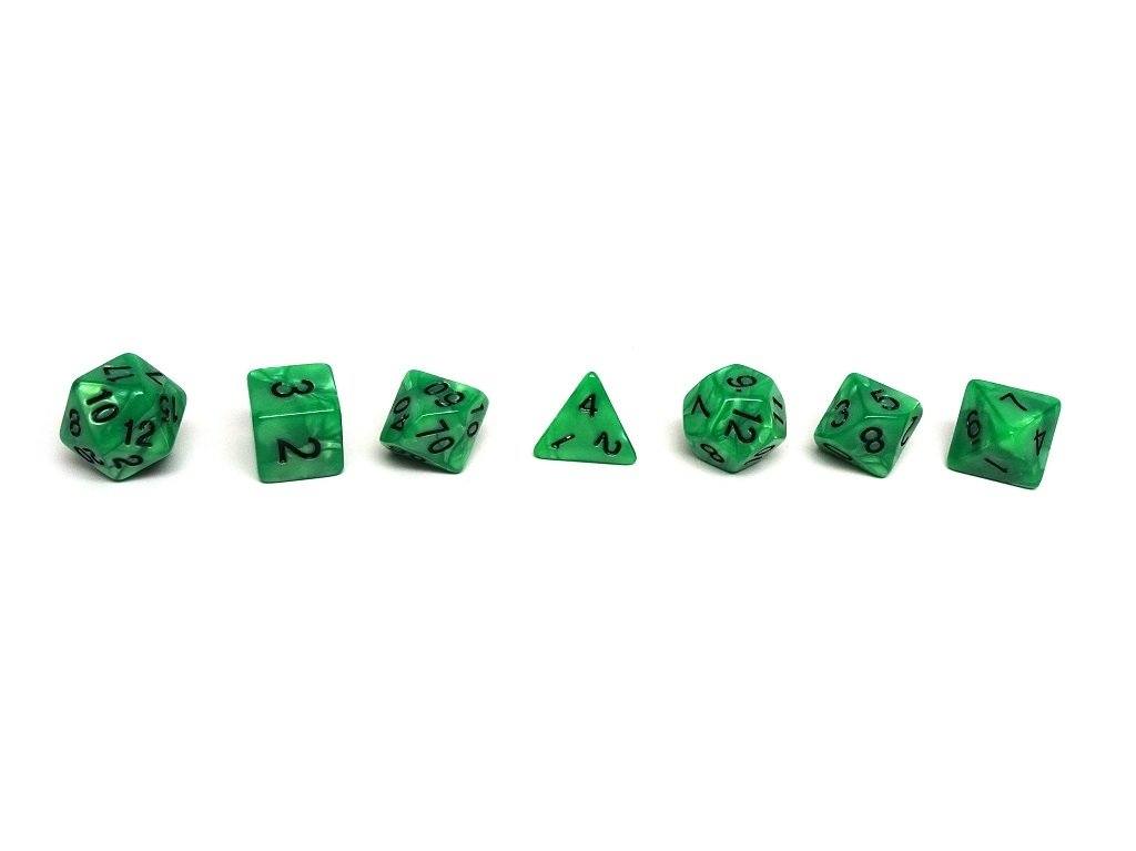 Kelly Green Marble - 7 Piece Set