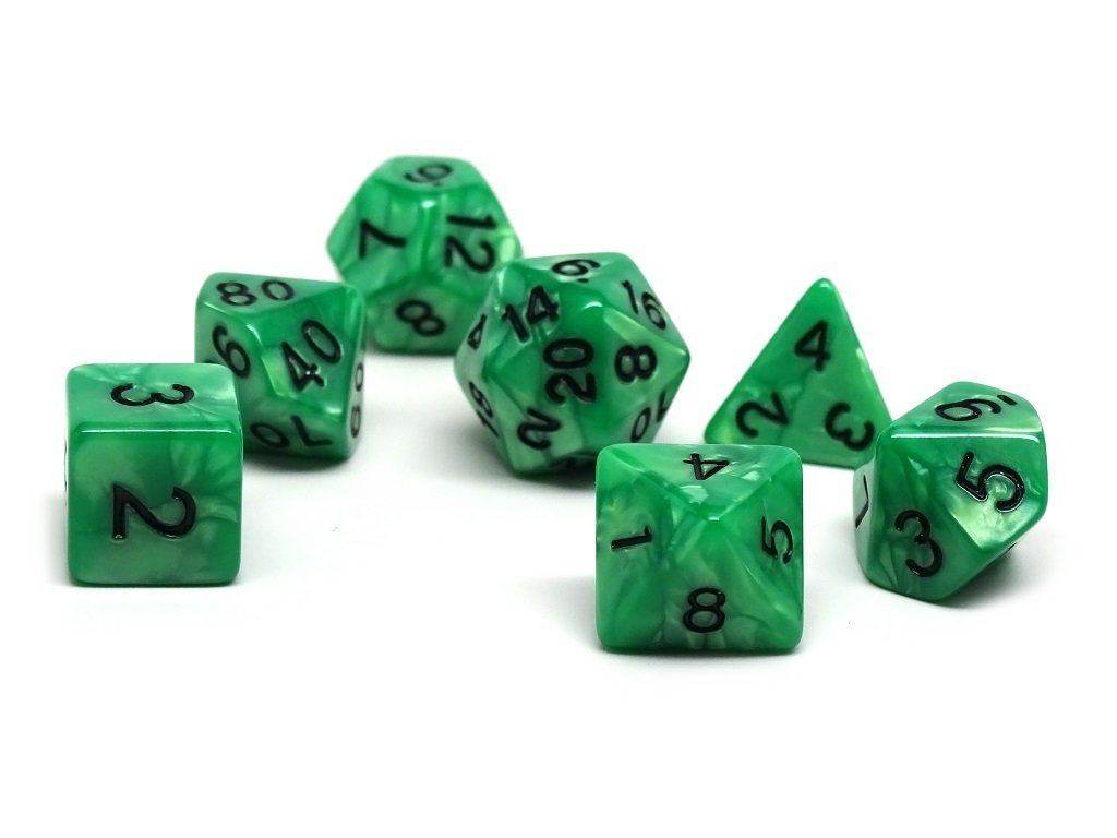 Kelly Green Marble - 7 Piece Set - 
