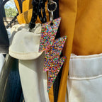Thunderbolt Keychain Bag Charm - 
