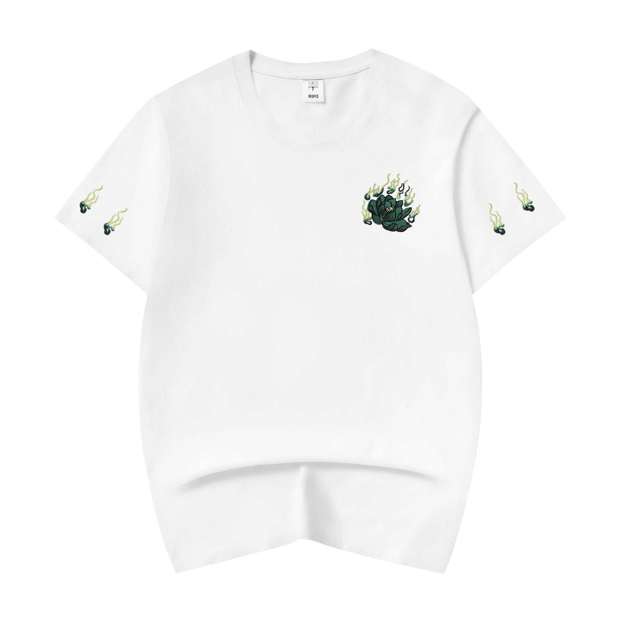 KH2820 Emerald Kirin Embroidery Tee - White / S