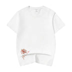 KH606 Blue Phoenix Embroidery Tee - Black / S