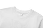 KH806 Movement of Cranes Embroidery Tee - White / S